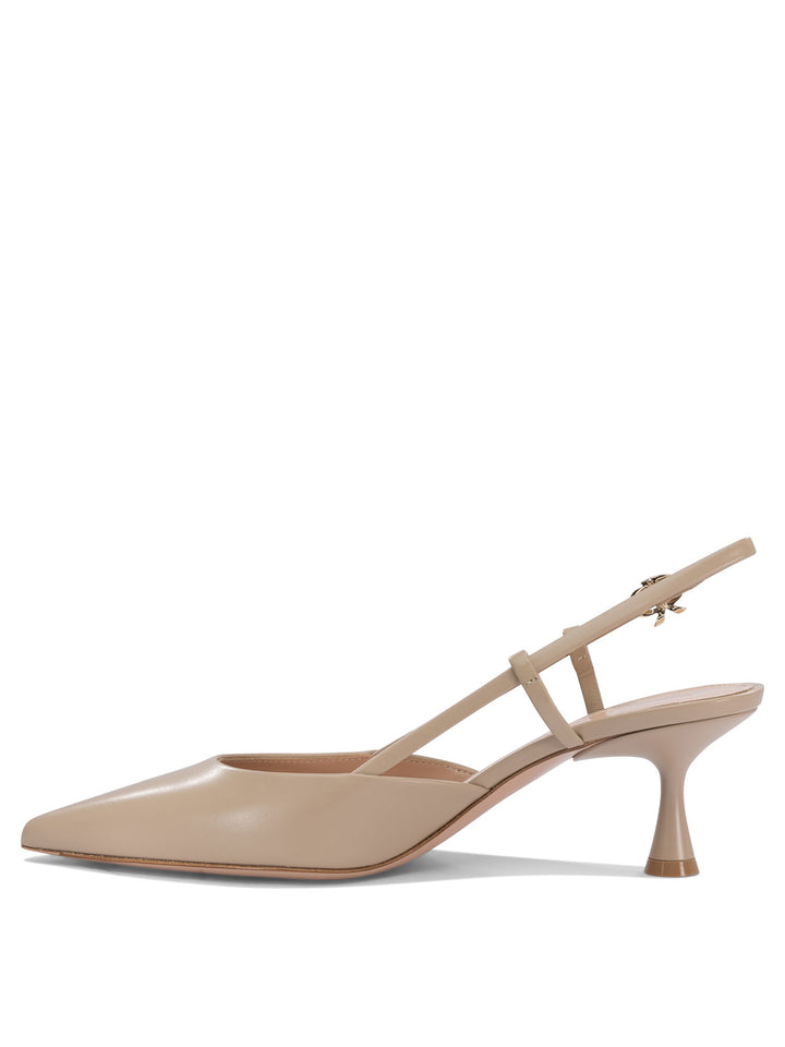 Gianvito Rossi Ascent 55 Mm Heeled shoes - Beige | 70f1e9809745de65224a2e56406360319ab7139a