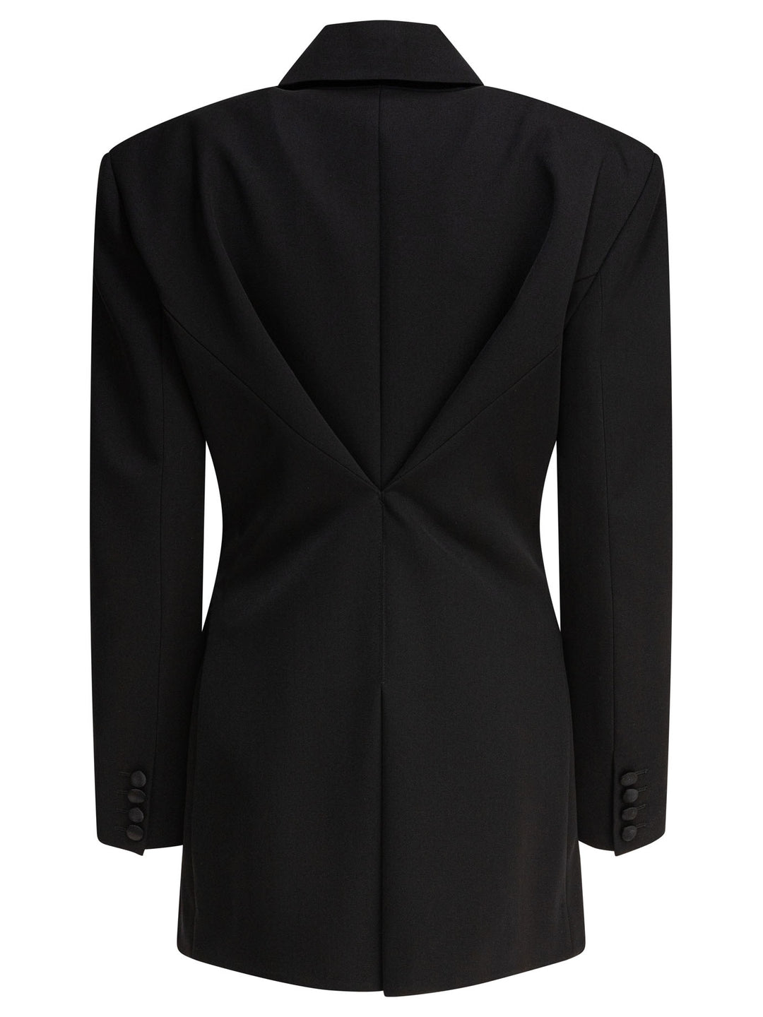 Givenchy Blazer With Pleated Back Jackets and Coats - Black | 972f5cf6f5f4c6edfd5e4e2f023d16473f8b26d3