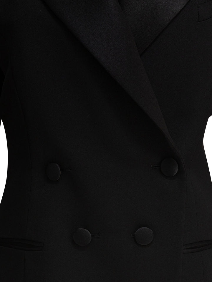 Givenchy Blazer With Pleated Back Jackets and Coats - Black | 56eafc211fd6889373c992a13ecde6dd601531ca