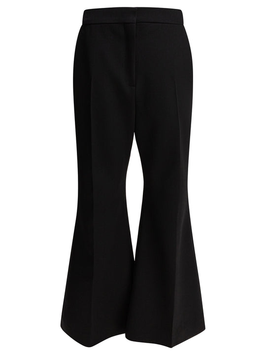 Flared Trousers Black