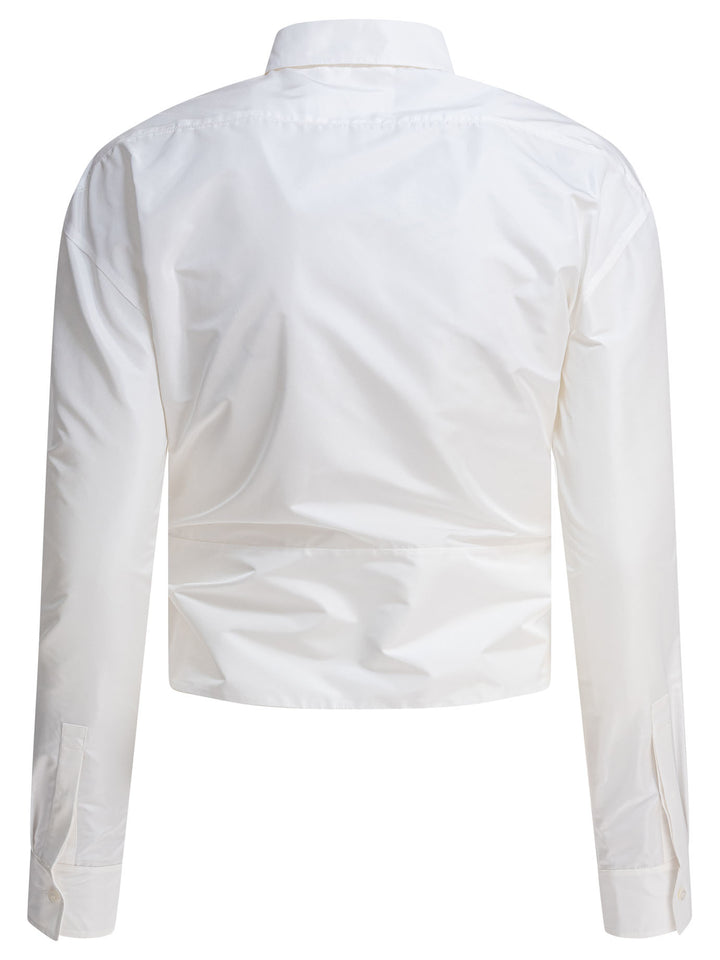 Givenchy Shirt With Bow Shirts - White | d452f22ccbac64eda696c26d99c38d90aeaa649d