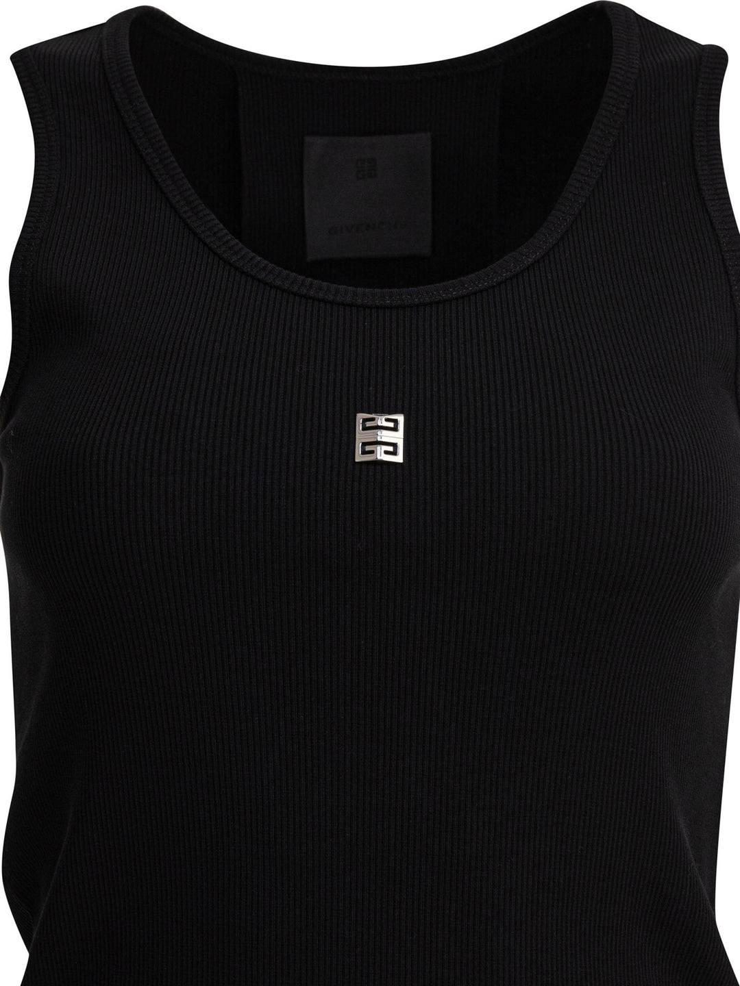 Givenchy Ribbed Tank Top Tops - Black | 079b08922b1838f7410a7246b34226657f281c2b