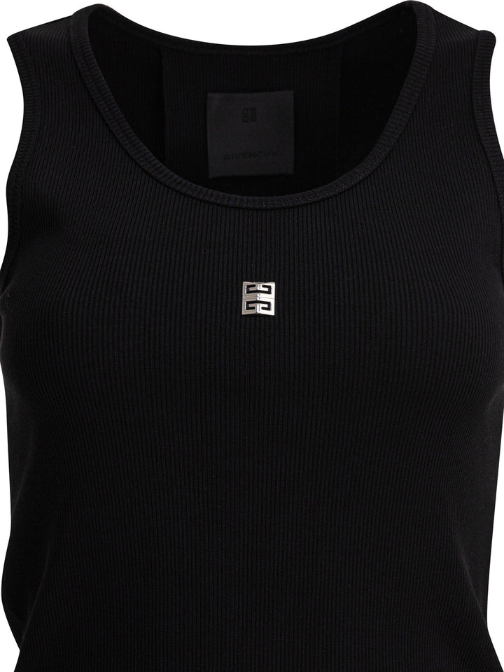 Givenchy Ribbed Tank Top Tops - Black | 079b08922b1838f7410a7246b34226657f281c2b