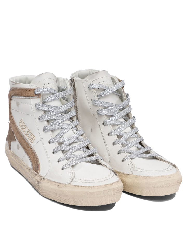 Golden Goose Slide Sneakers & Slip-On - White | 4478924854be9880b850cf48c22ce64073c465c9