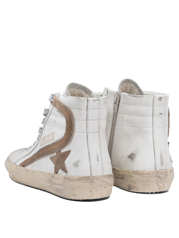 Golden Goose Slide Sneakers & Slip-On - White | 58fdf3d5fbc3944e0e8211bfb1572c0d50c6daf6