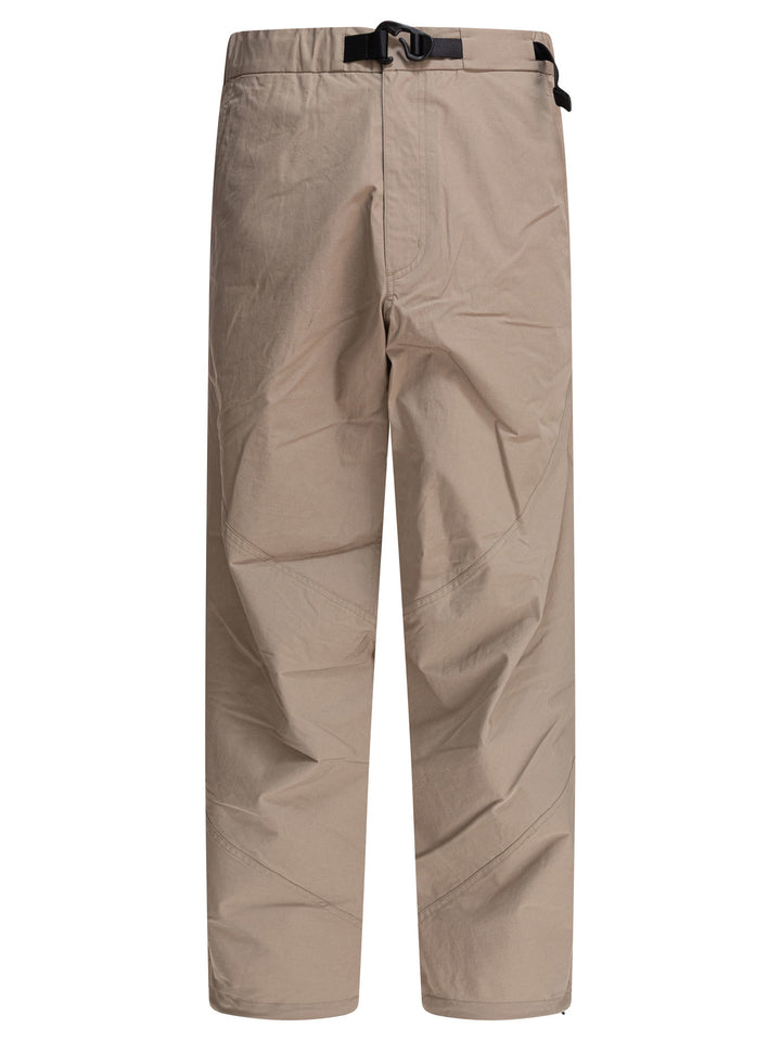 Goldwin Goldwin 0 Helicoid Trousers - Beige | db4a0a501615b7a1d4faf1b26b219bf8462bbcd1