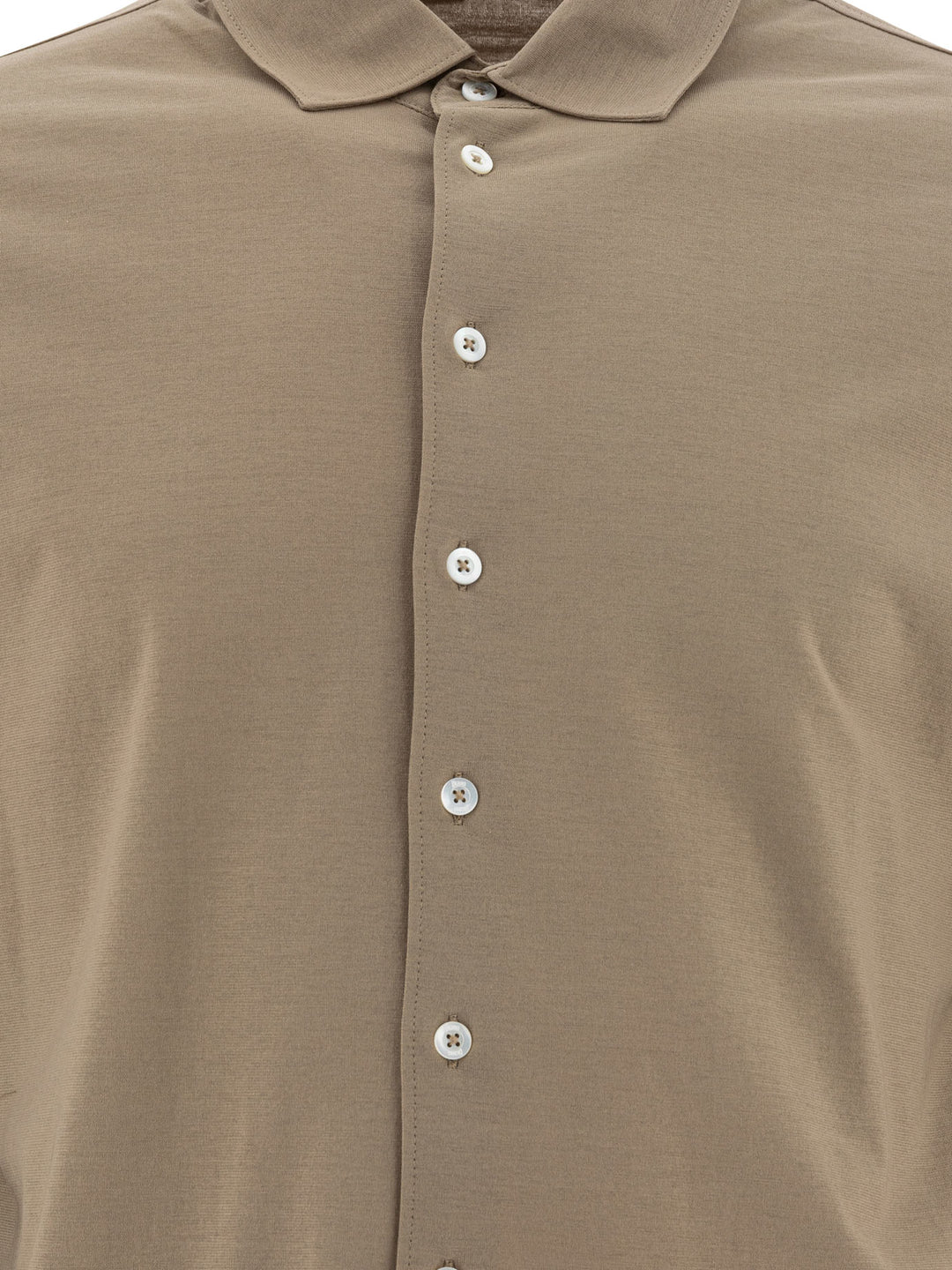 Herno Classic Cotton Shirt Shirts - Brown | 7bf53c3025a1945187e5d7222a1188dd73d5a160
