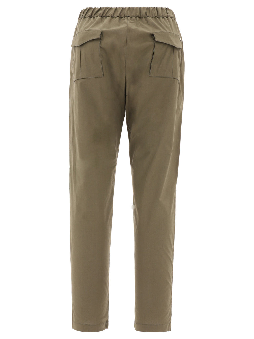 Herno Cotton Stretch Pants Trousers - Green | 86de9eb9096266fbbac270d534661b484f0877a3