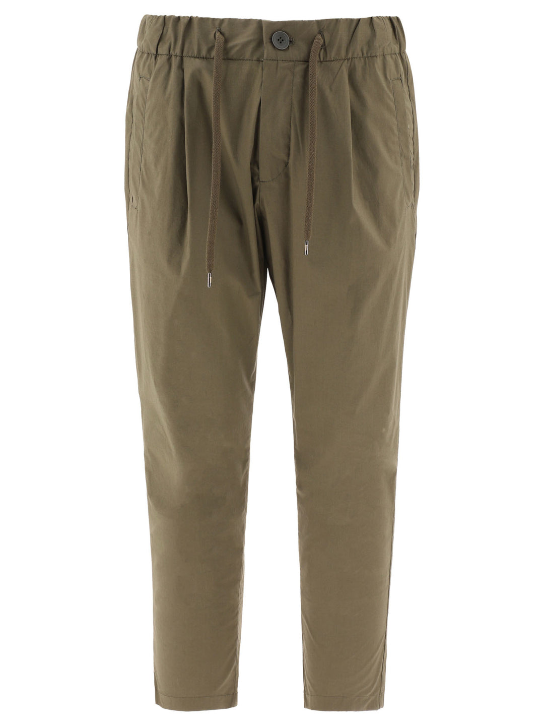 Herno Cotton Stretch Pants Trousers - Green | f8a075b6d893b4534e6f190957a5e449f98a6e57