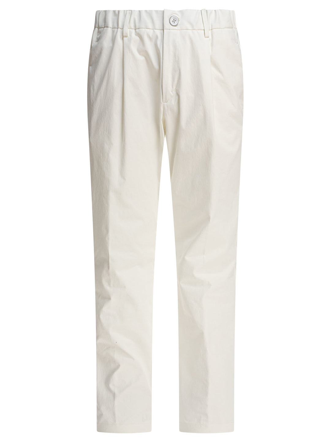 Herno Cotton Drawstring Pants Trousers - White | 462f4cf540904ca224438be4119b80bb52cf8521