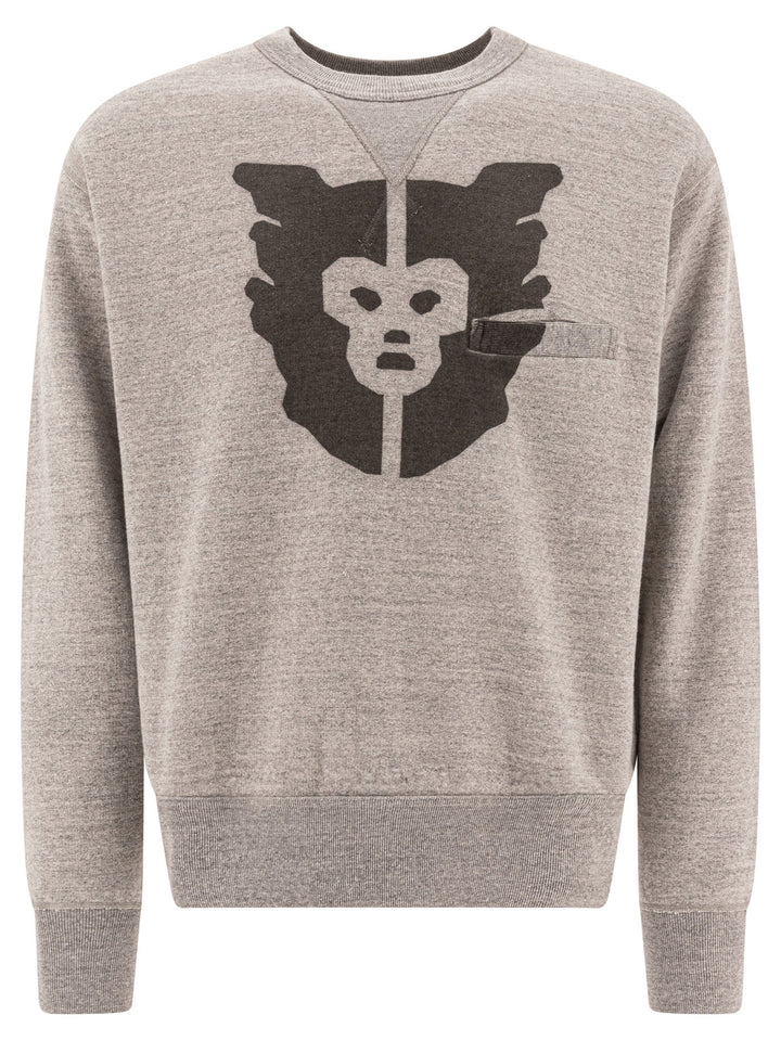 Human Made Military Sweatshirts - Grey | feda85ede09f9c36563b4d2887b6cabc776a94bd