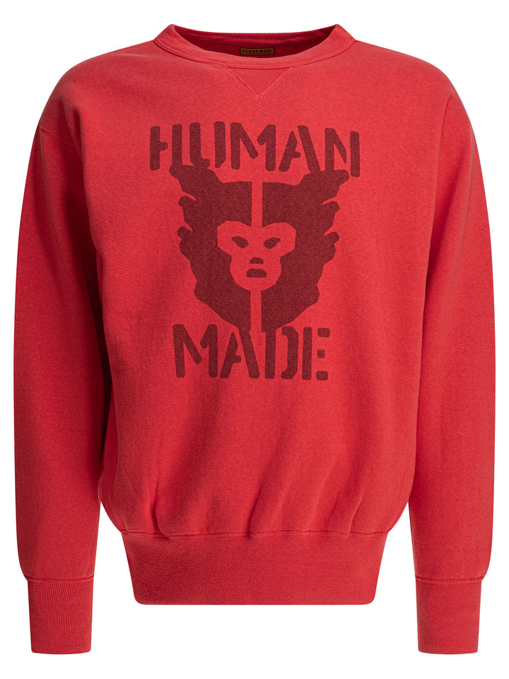 Human Made  Sweatshirts - Red | 070894d0056e653b31ae008e9f62377b315724c3