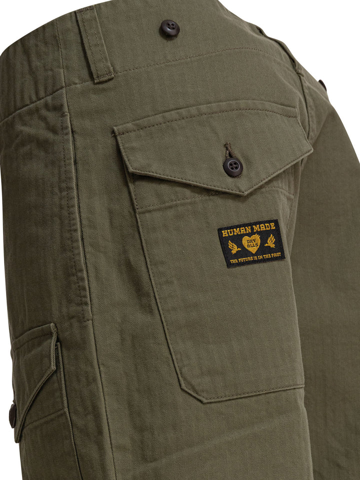 Human Made Cargo Trousers - Green | c8fd8c957ca255fe55c9e3c6ed048b3ff2d8cbed