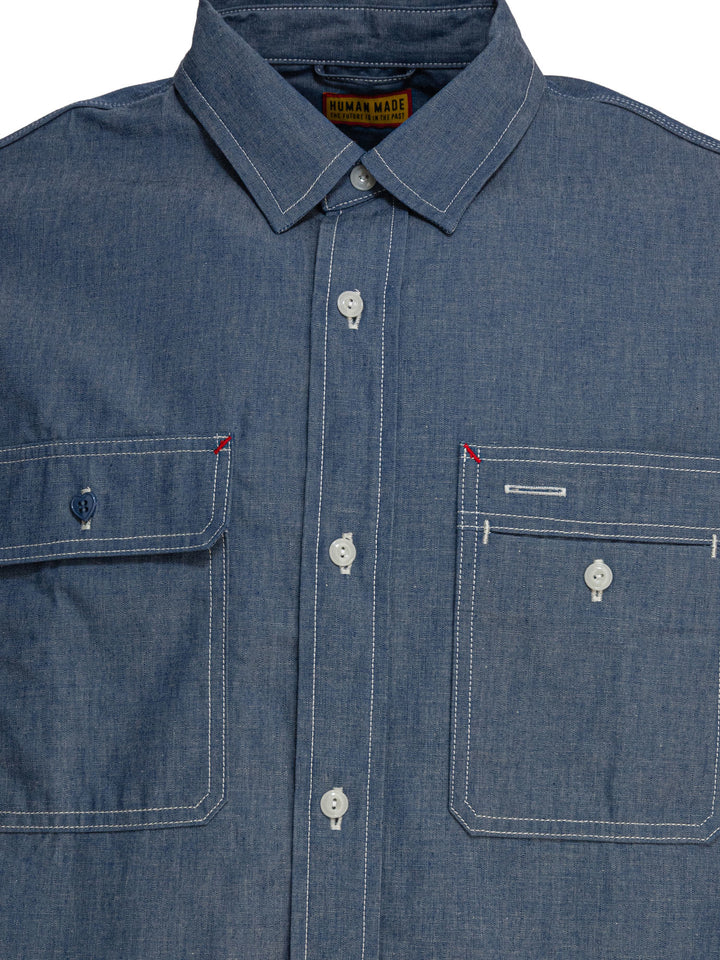 Human Made Chambray Shirt Shirts - Blue | f2c6df69464694ed68e52221450f49a6da22f290
