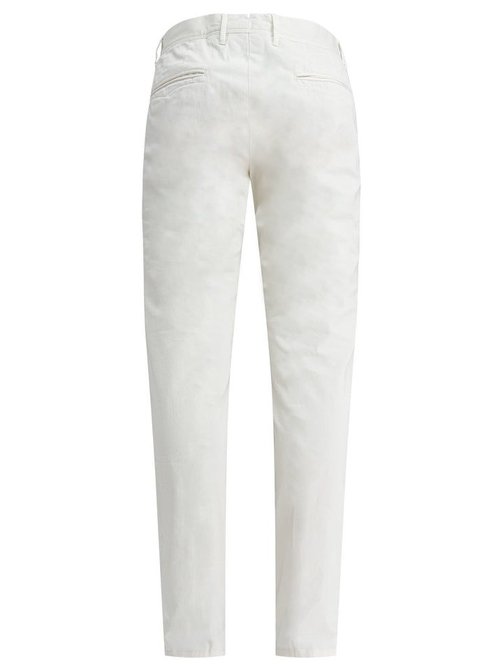 Incotex Slacks  Trousers - White | da59a71d673ffaab8cdadab98fbe6d430749ba5f