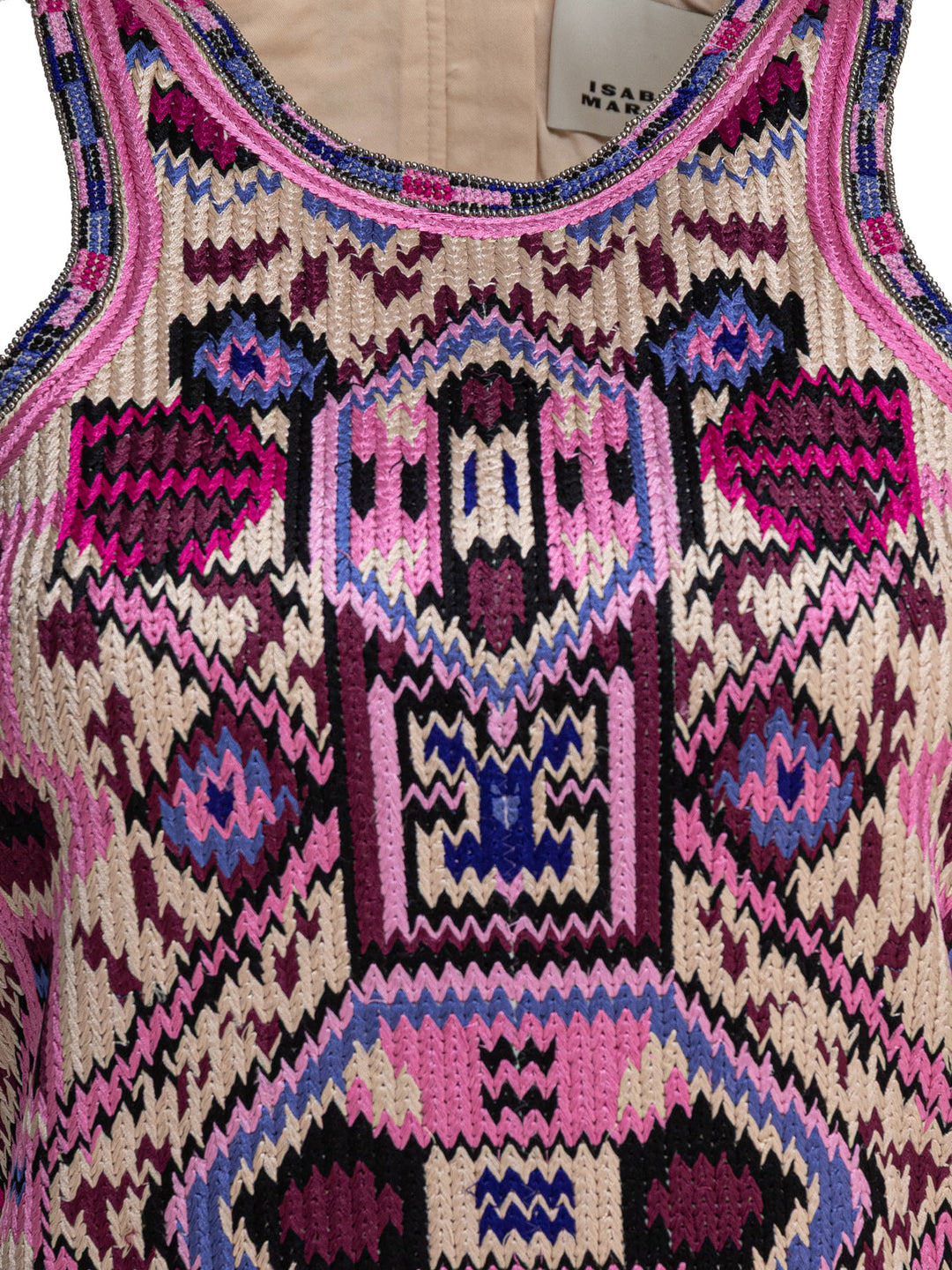 Isabel Marant Embroidered Dress With Bangs Dresses - Pink | 14bbfa4233be1395d14a935c42dfc8c612c4ed1b