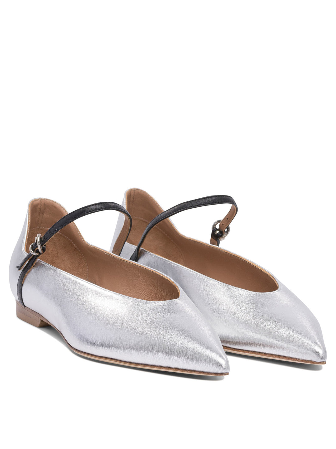 Lella Baldi  Ballerinas - Silver | 6c168c18c8887bb679301b29d8001150f28d3360