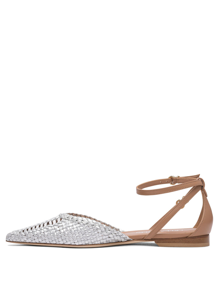Lella Baldi  Ballerinas - Silver | 1304d209d3e6247229045ec94fd6e645ae8c7dfc