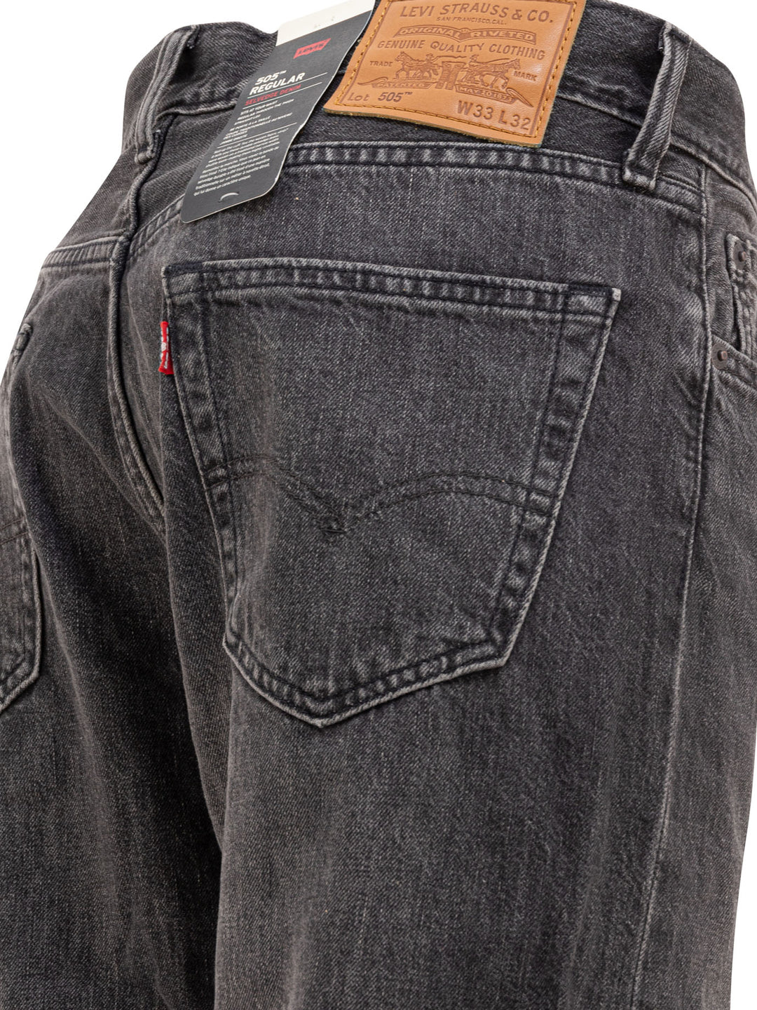 Levi'S 505™ Regular Selvedge Jeans - Black | ab820aa0880fca071b07353a5bd313769d5d5137