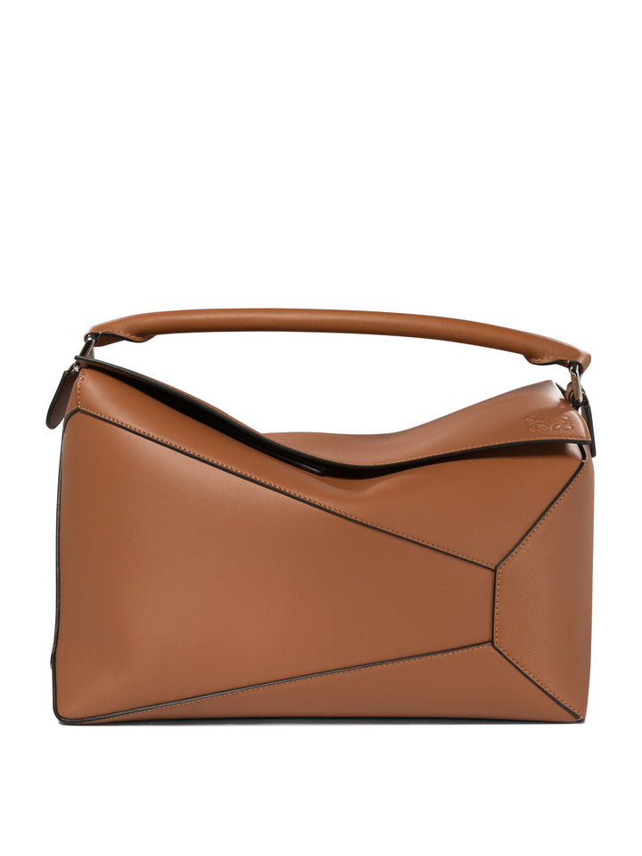 Loewe Puzzle Edge New Large Handbags - Brown | 846ddbbfe679bf17a69ed998871626812289339e