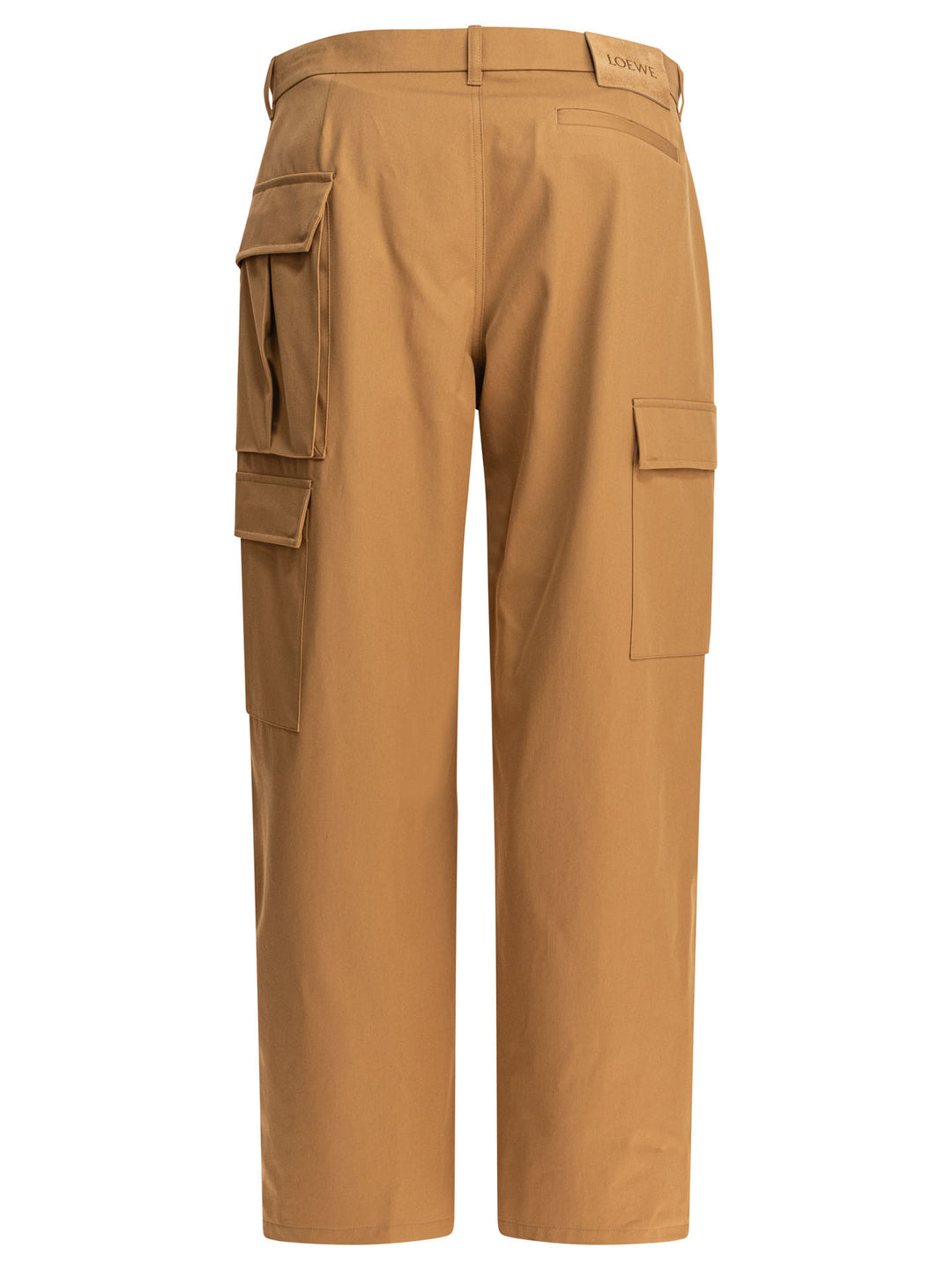 Loewe Cotton And Silk Cargo Trousers - Beige | 072a7108db3fdcba877696ab97fa3b00b7879b60