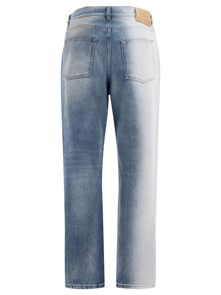 Loewe Straight-Leg Jeans - Blue | a01ae5f22fb4da9851daa1b7643e6e9d58a2eba2