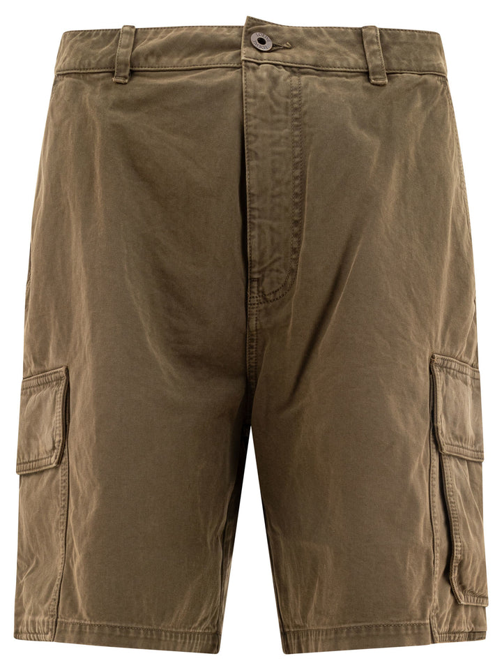 Loewe Cotton Cargo Shorts - Green | a6fbfb1ab235b178a0f54cf6e8c40d7bb433fd04