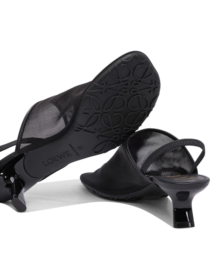 Loewe Petal Heeled shoes - Black | 0605610f6e5bc41a03630d4883cf63ae219b3dea