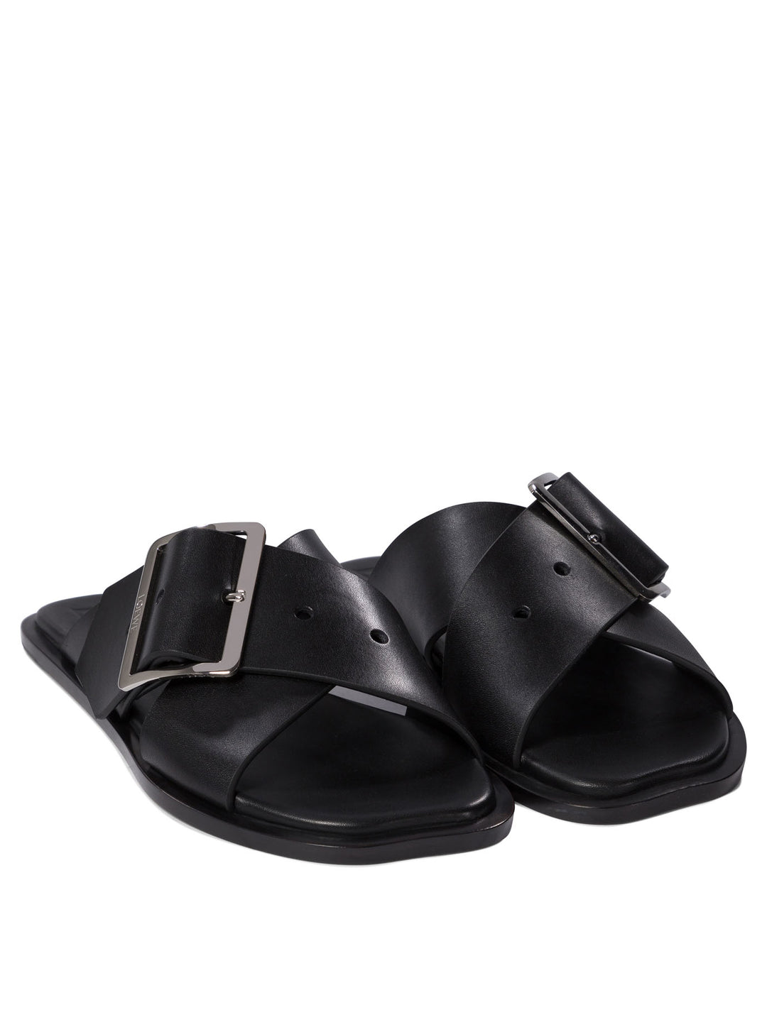 Loewe Petal Belt Sandals - Black | 51e29f433aea4f4a0f7928329174a7e10e07ab44