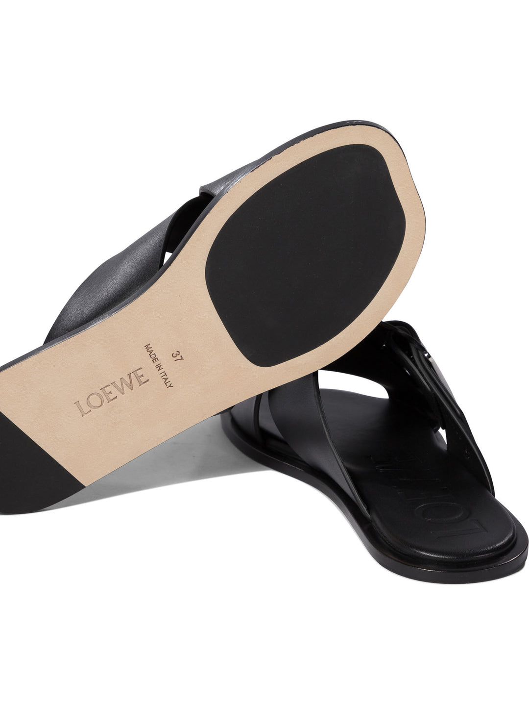 Loewe Petal Belt Sandals - Black | 729fd27906d20af29bb1f3178d9a2ee3bbcbab1e