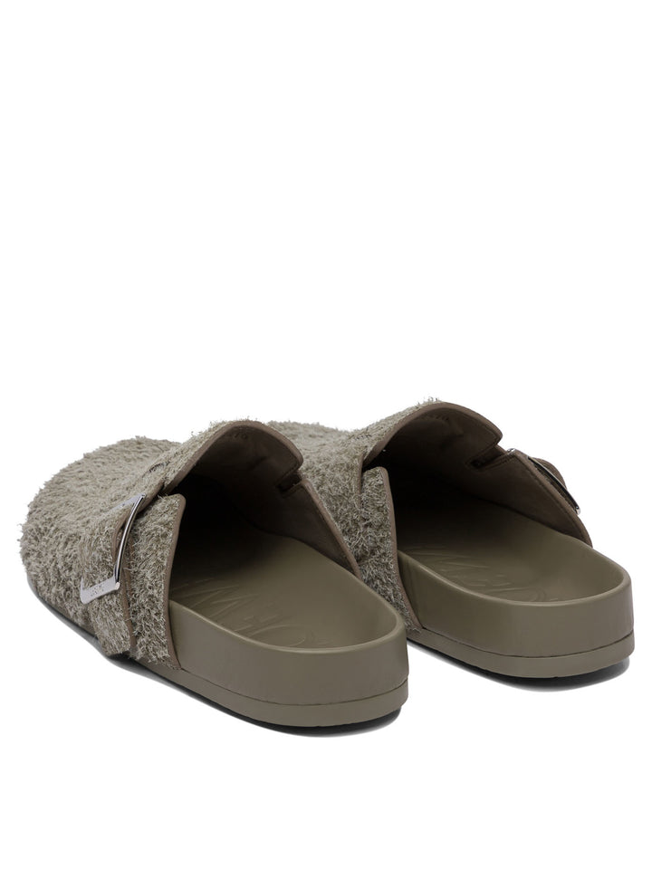 Loewe Ease Buckle Loafers & Slippers - Green | 3eccca76465b4478496e0e18456b08c85e524102