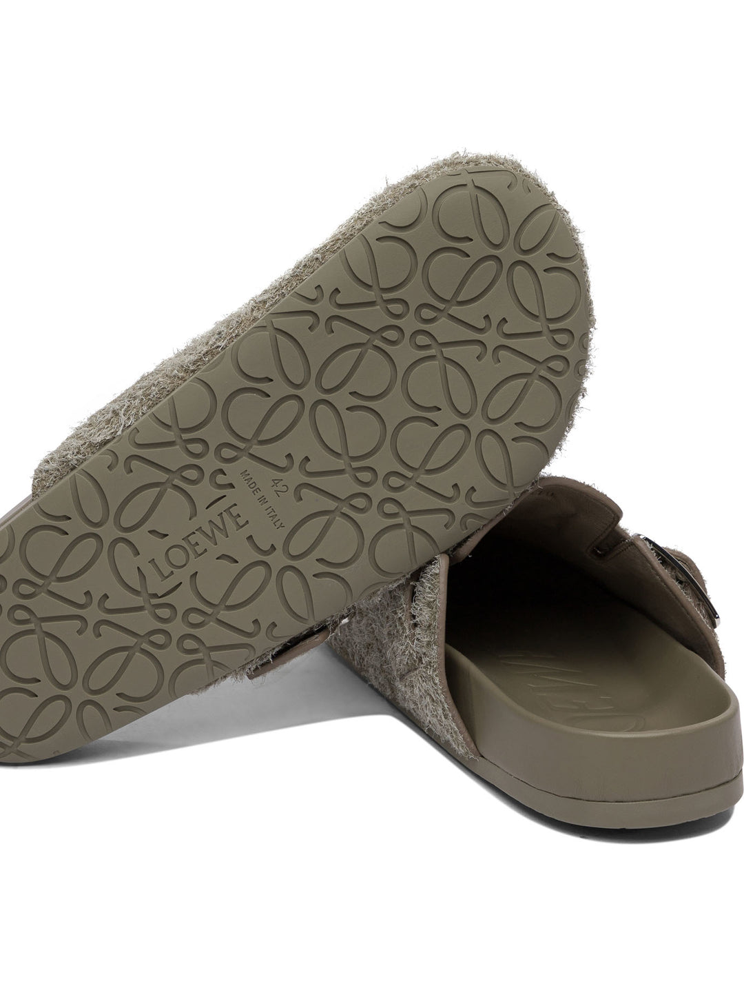 Loewe Ease Buckle Loafers & Slippers - Green | da1b50652797d5e38e05daa2192de35a159975a2
