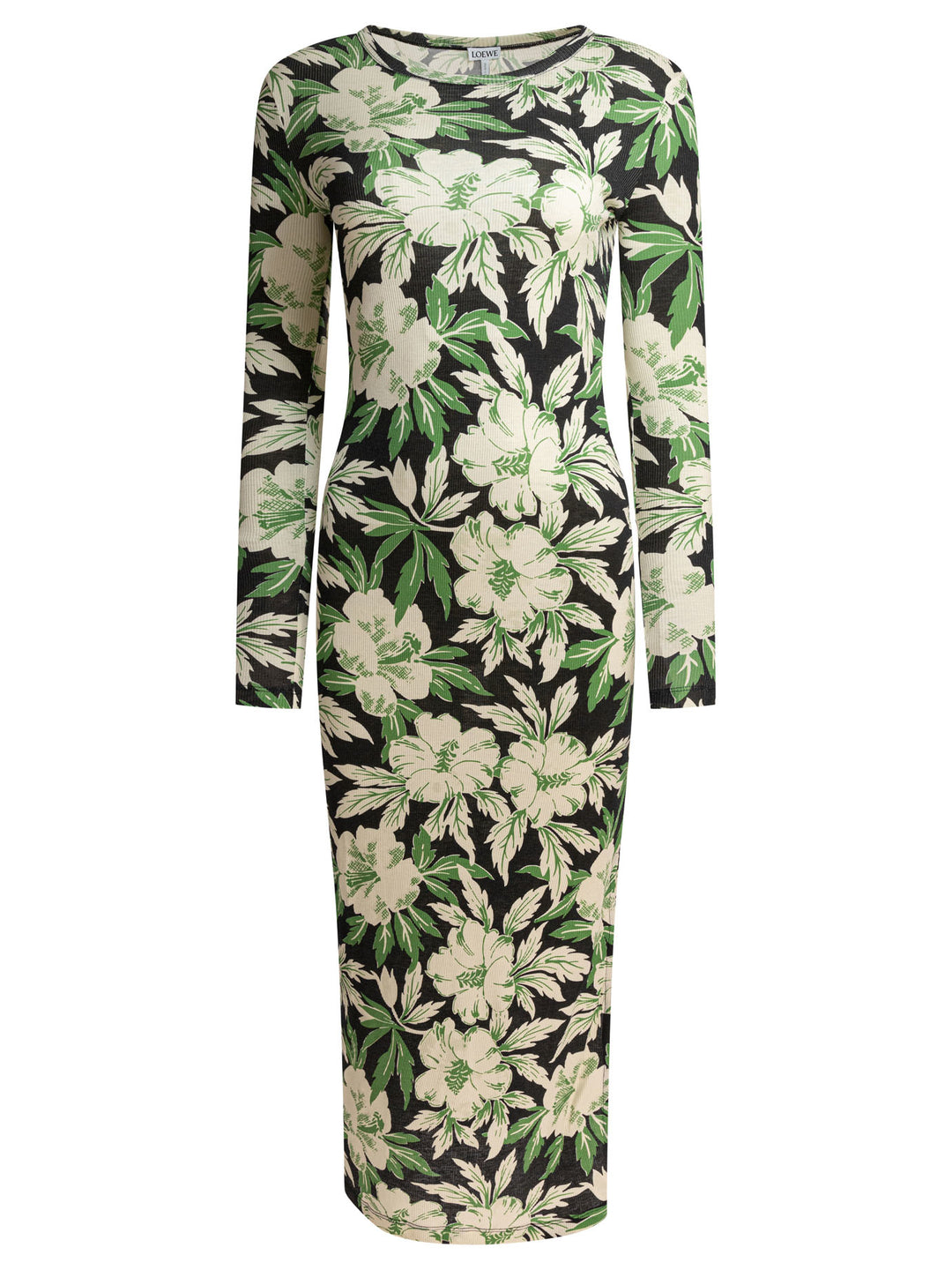 Loewe Floral Dress Dresses - Green | 908b5e88604cc7f27a117776fbb6b661733400b3