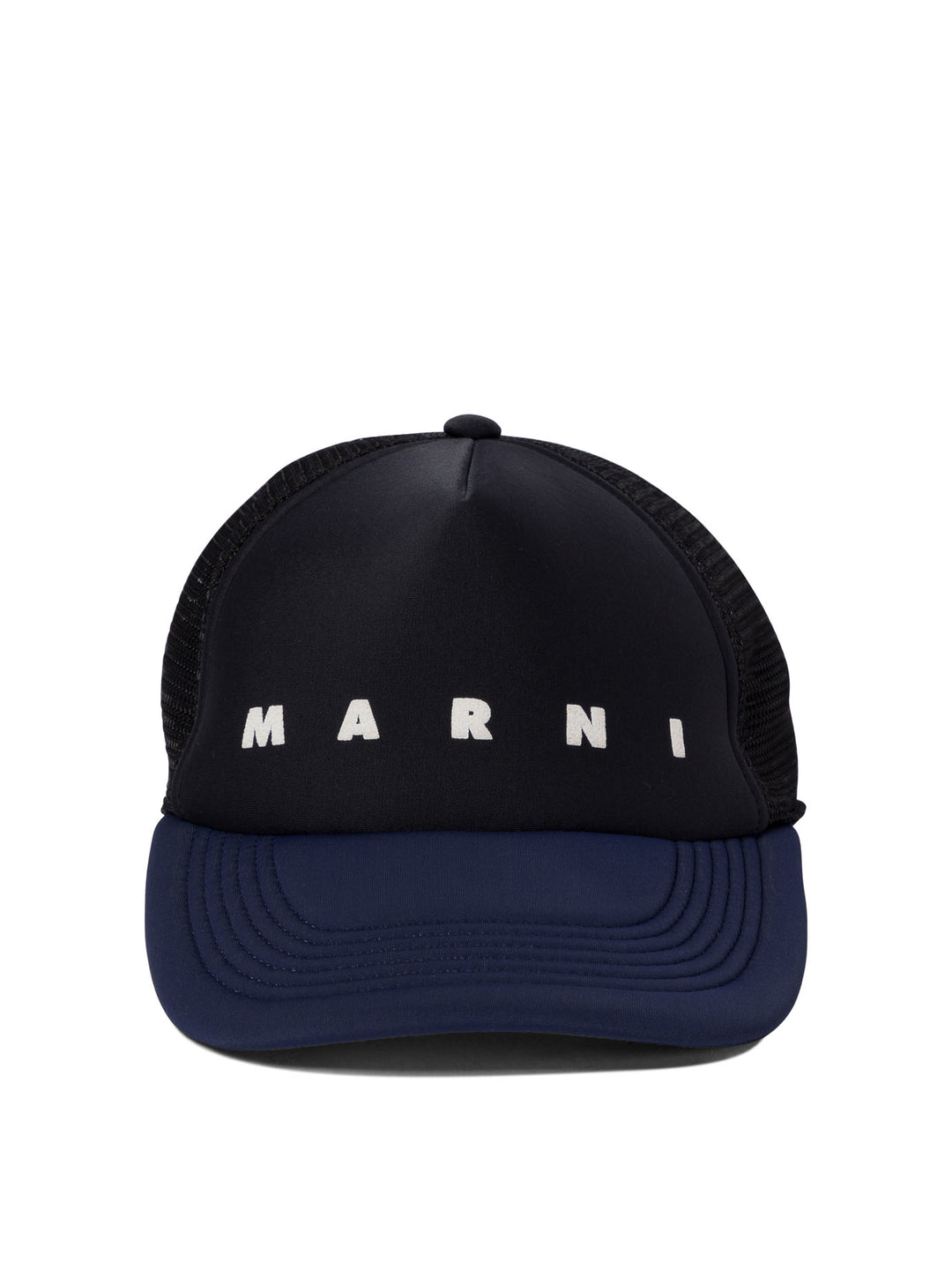 Marni Trucker Hat With Logo Hats - Blue | eca27c414694e291f75b752f687b367e52c45a56