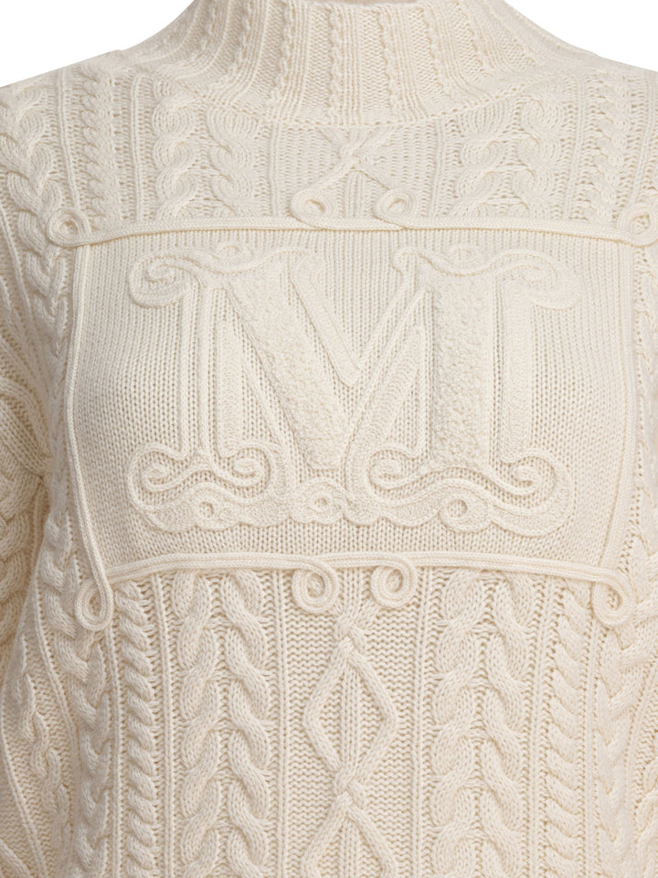 Max Mara Wool And Cashmere Sweater Knitwear - White | dcff6d206489b459ad7324460caa25a893dda5d5
