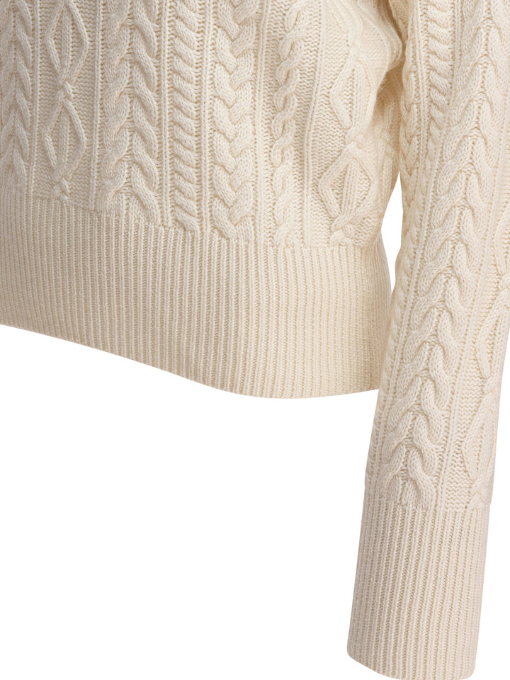 Max Mara Wool And Cashmere Sweater Knitwear - White | 6d3bfce55e98806845815a48638fc1726aacf665