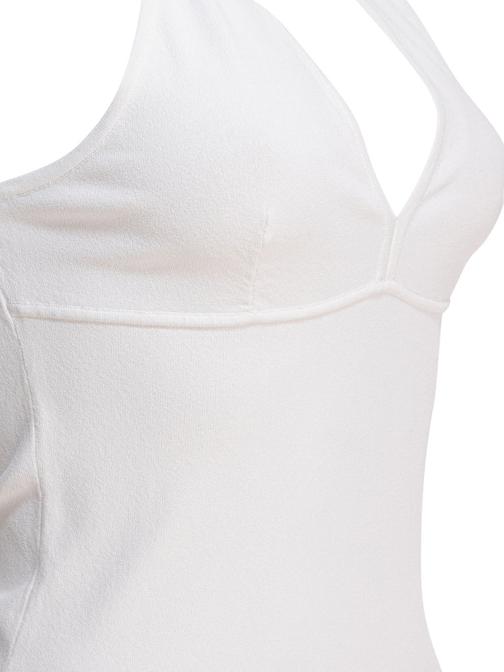 Max Mara Viscose Top Tops - White | 8fd14b9cb8b90e72f8f534adc728021d82eb964f