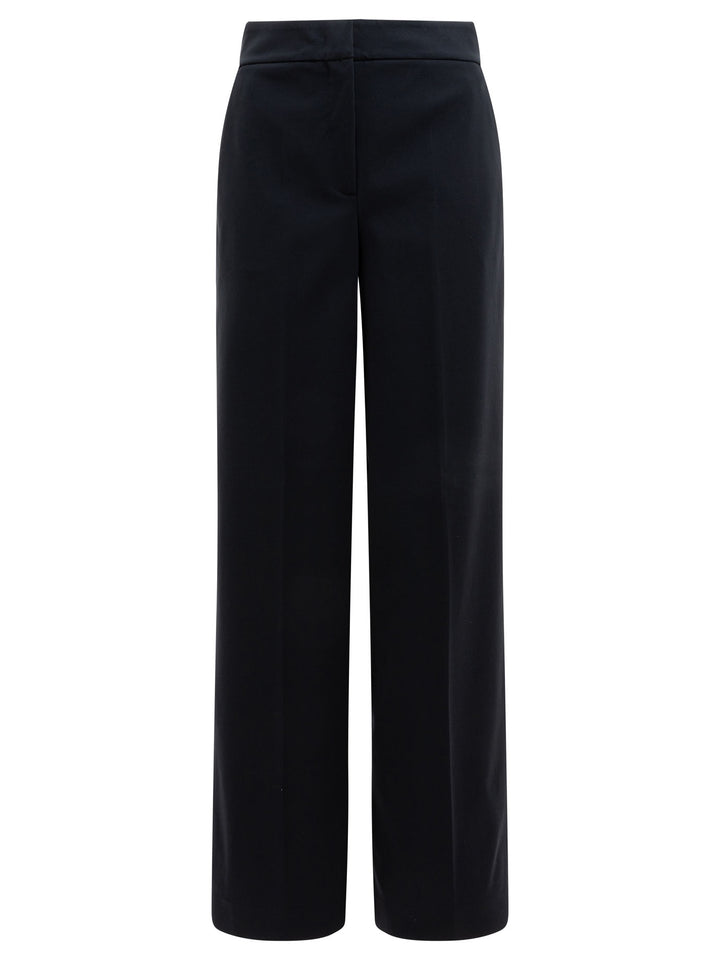 Max Mara Straight-Leg Trousers - Black | fbb738a526479597a249fb4ab894d1a7adbece80