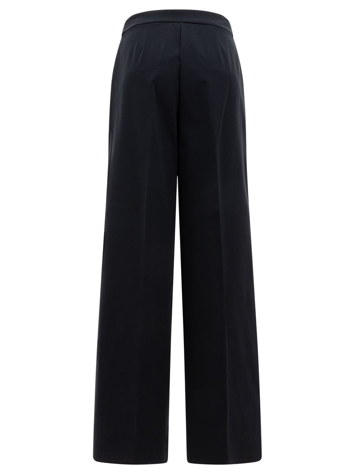 Max Mara Straight-Leg Trousers - Black | 2f03c0f1f69dacb35072fb1ba3e83f5bf9d132a0