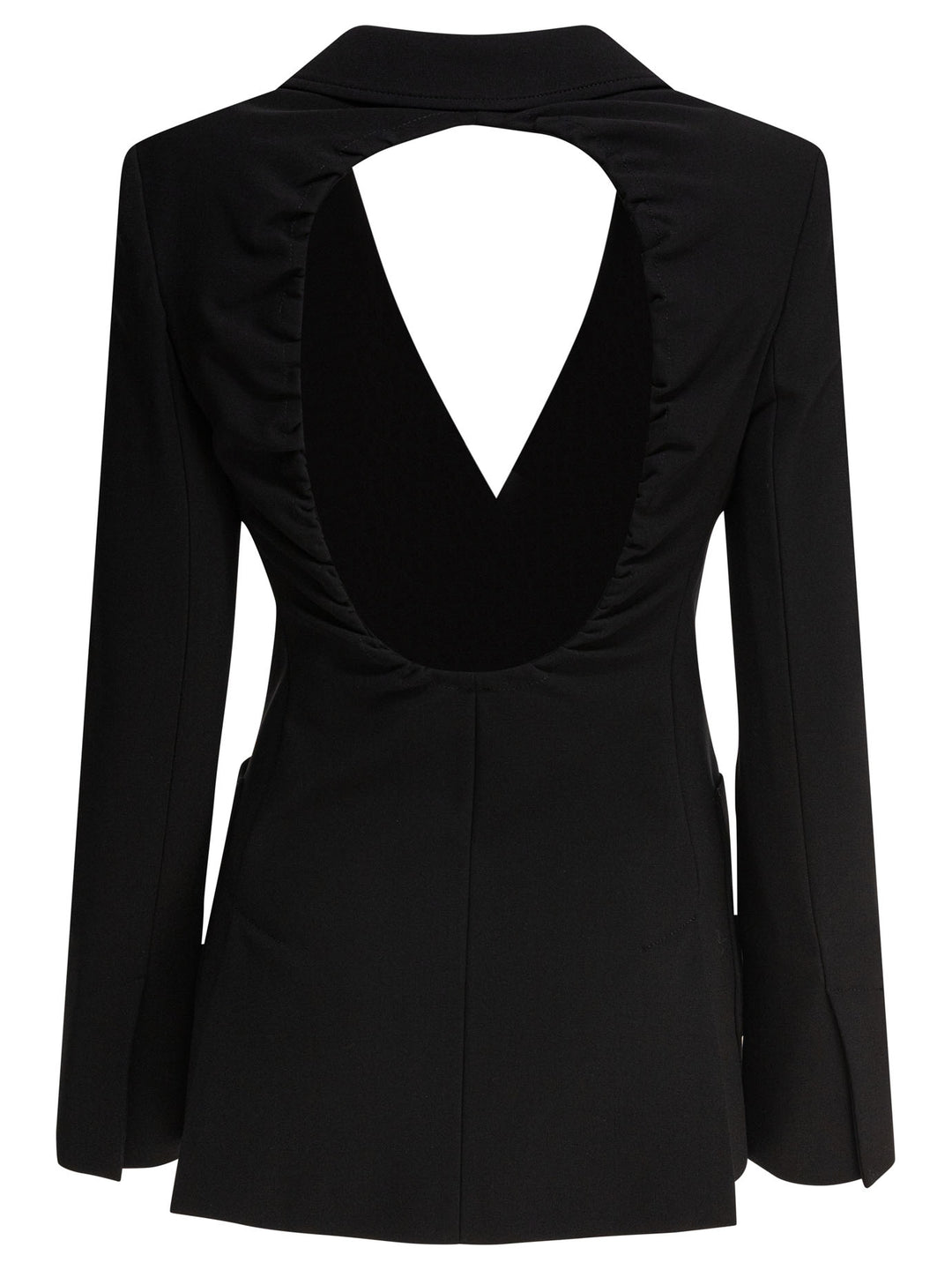 Max Mara Slim Jersey Blazer Jackets and Coats - Black | 3624d750a9f88a048cc59cf58e9200ea50b42dd7