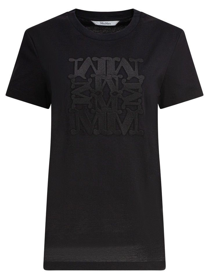 Max Mara Maxmarabesque T-shirts - Black | 54036913b78fe7d9563cf5a6e511ad8c6d2efd80