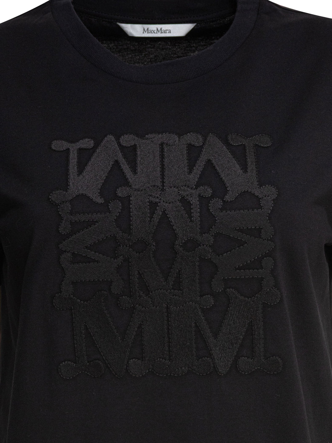 Max Mara Maxmarabesque T-shirts - Black | 33ff58b97202d668a2d16e782ec0eb7ad66aebca