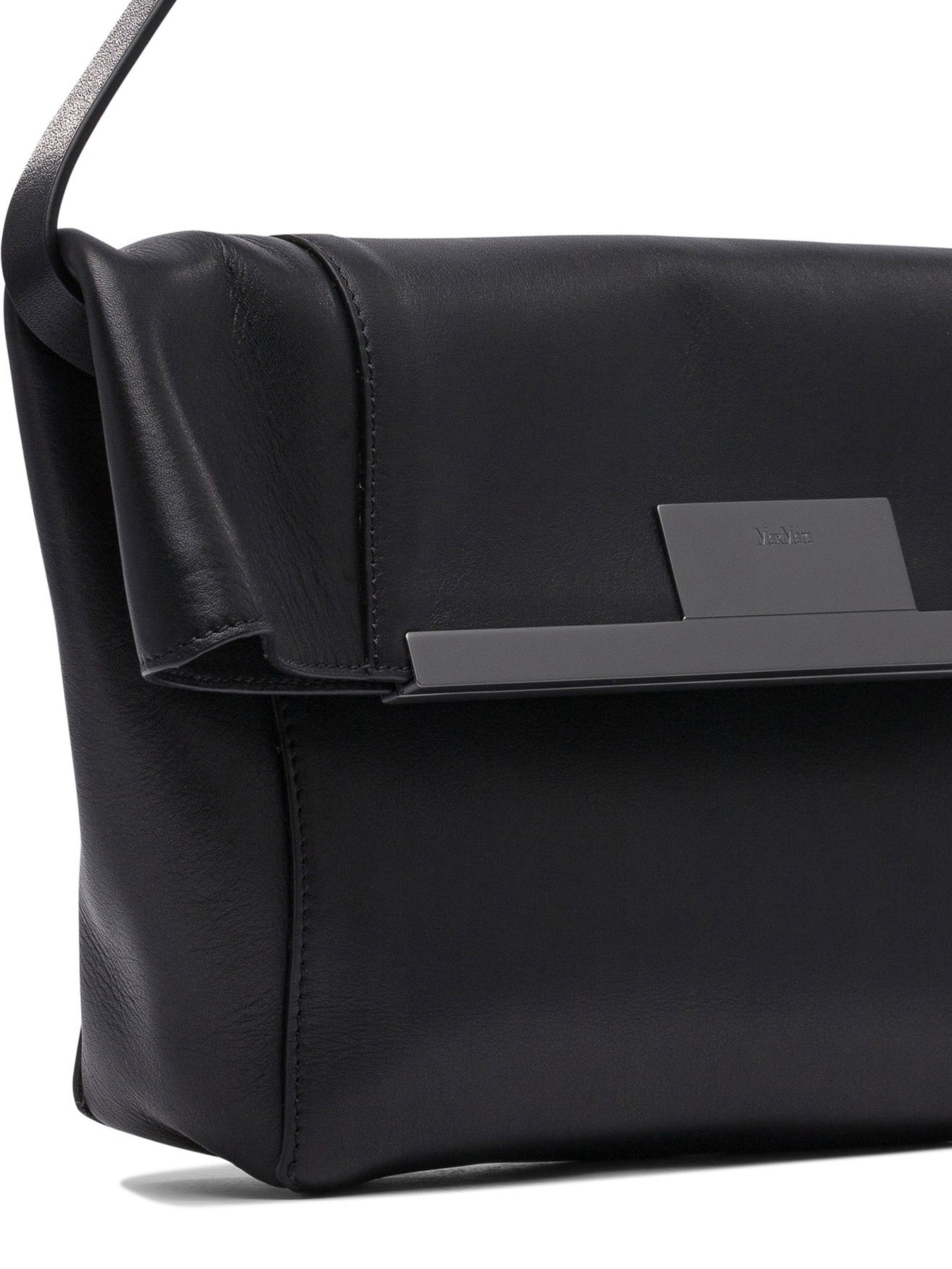 Max Mara Clasp Shoulder Bags - Black | 89d6e3d1d4c47bec115cb38ba65c004fa7b82340