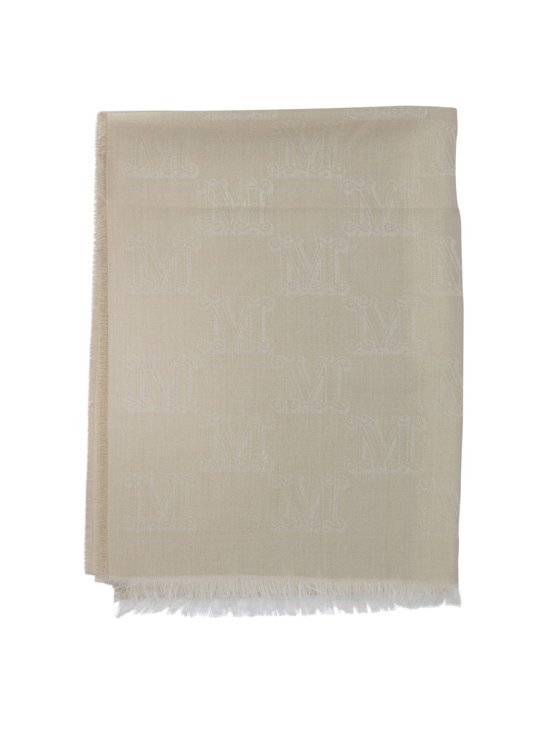 Max Mara Silk, Wool And Cashmere Scarf Sciarpe & Foulard - Gold | 7117e869e77577600bbe42eb7e7c923cfee4cabc