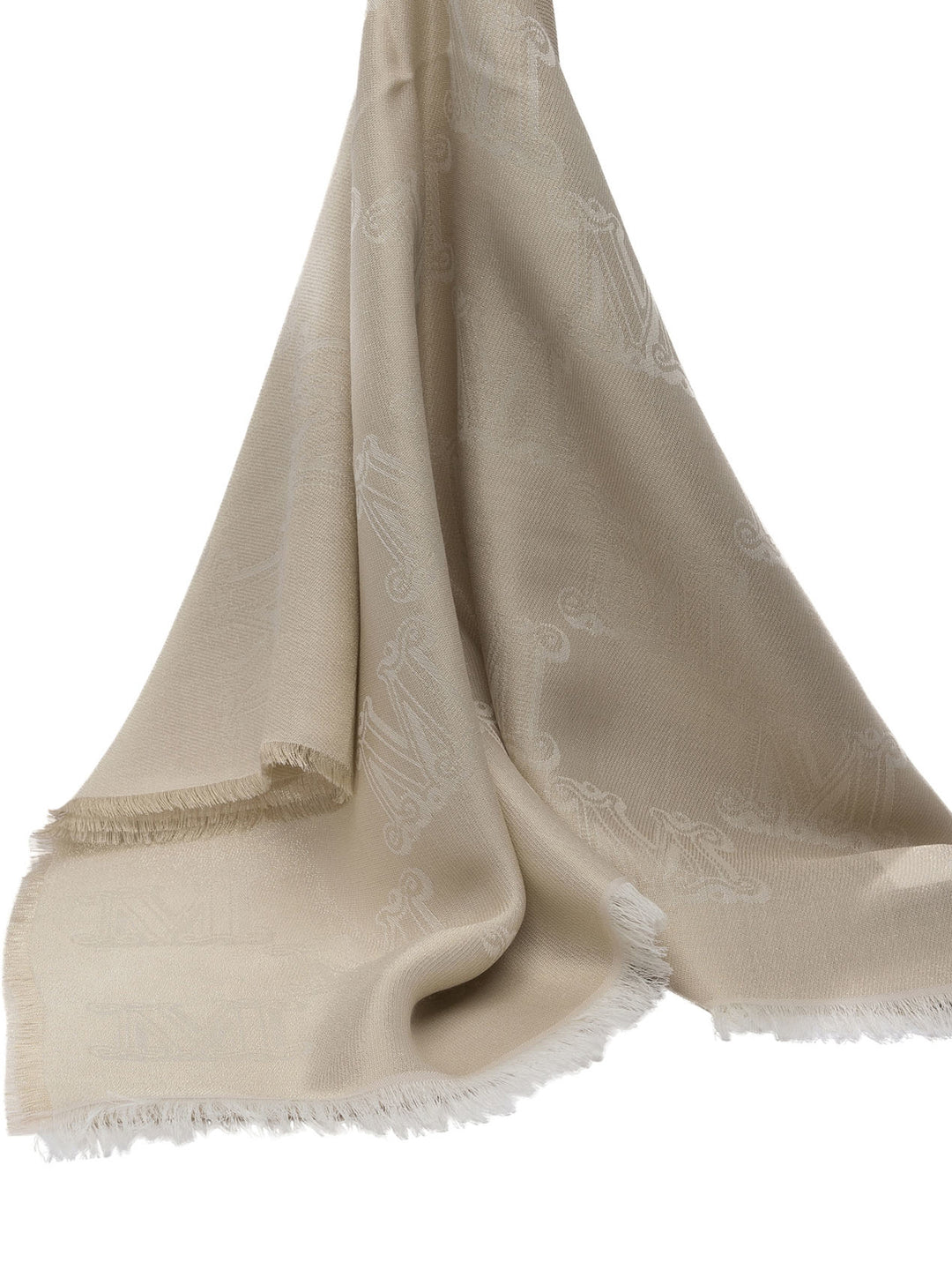 Max Mara Silk, Wool And Cashmere Scarf Sciarpe & Foulard - Gold | 77b5e3521d64844821ef161747a5d959cf773517