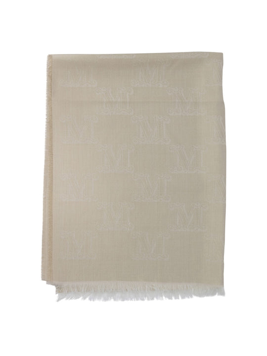 Silk, Wool And Cashmere Scarf Sciarpe & Foulard Gold
