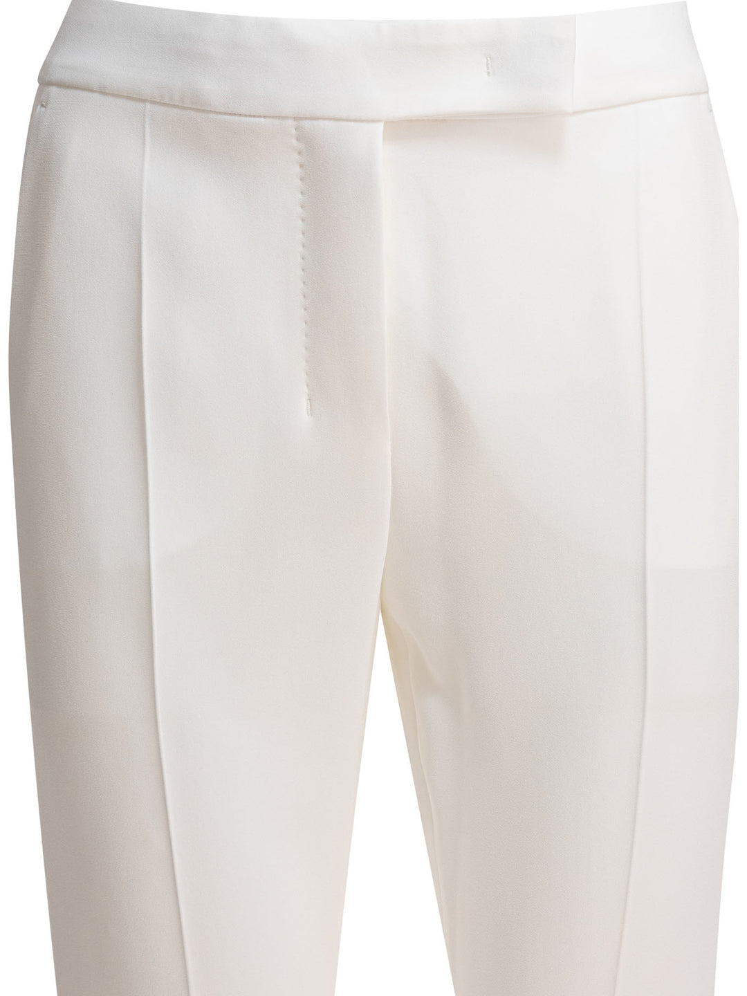 Max Mara Pianoforte  Trousers - White | 473a2a77c05041983a736d366920adafc660af09