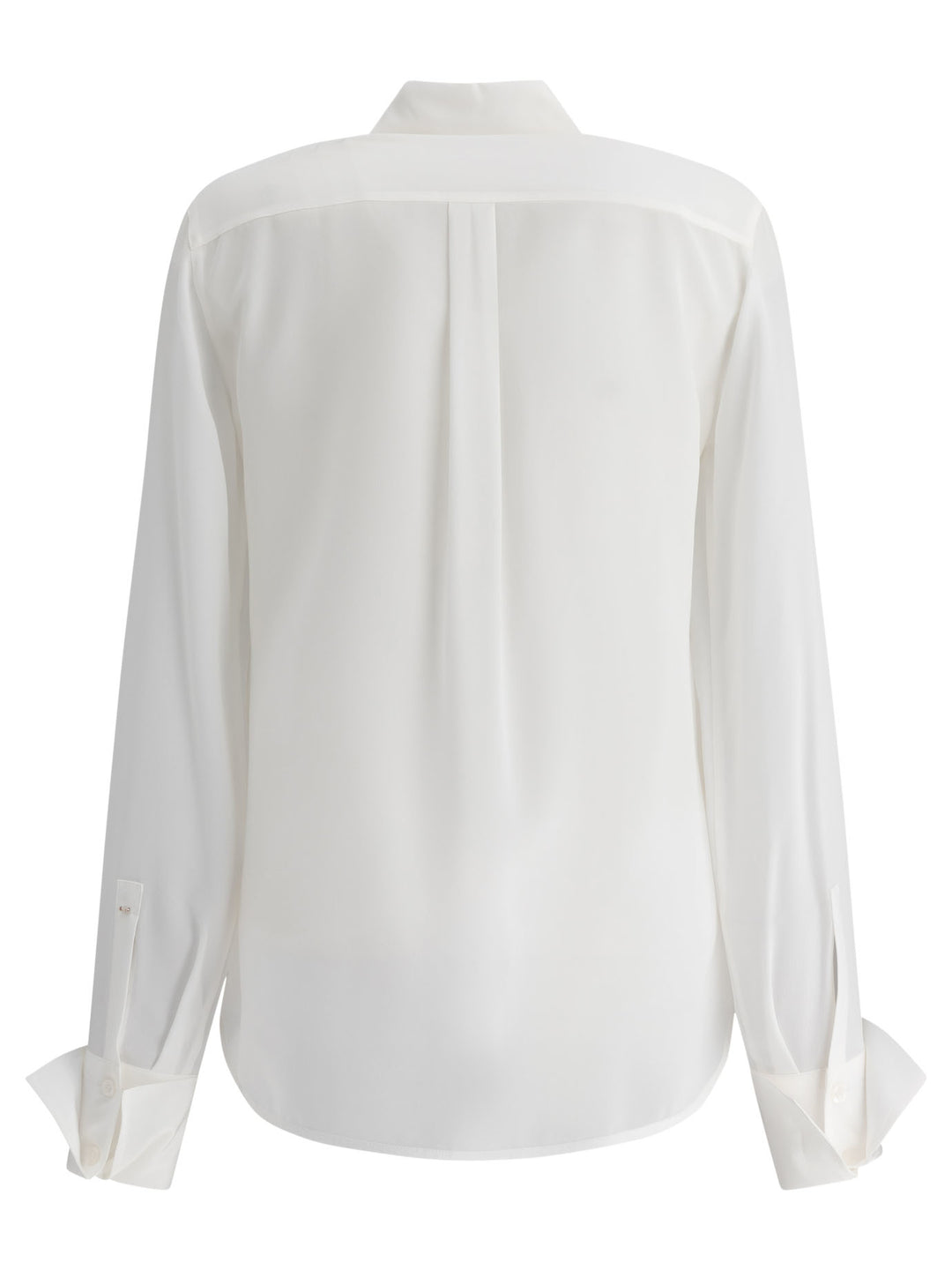 Max Mara Sportmax Silk Shirt Shirts - White | bbdbdf3017a2312a87bbb55bb02caa66b16309a9