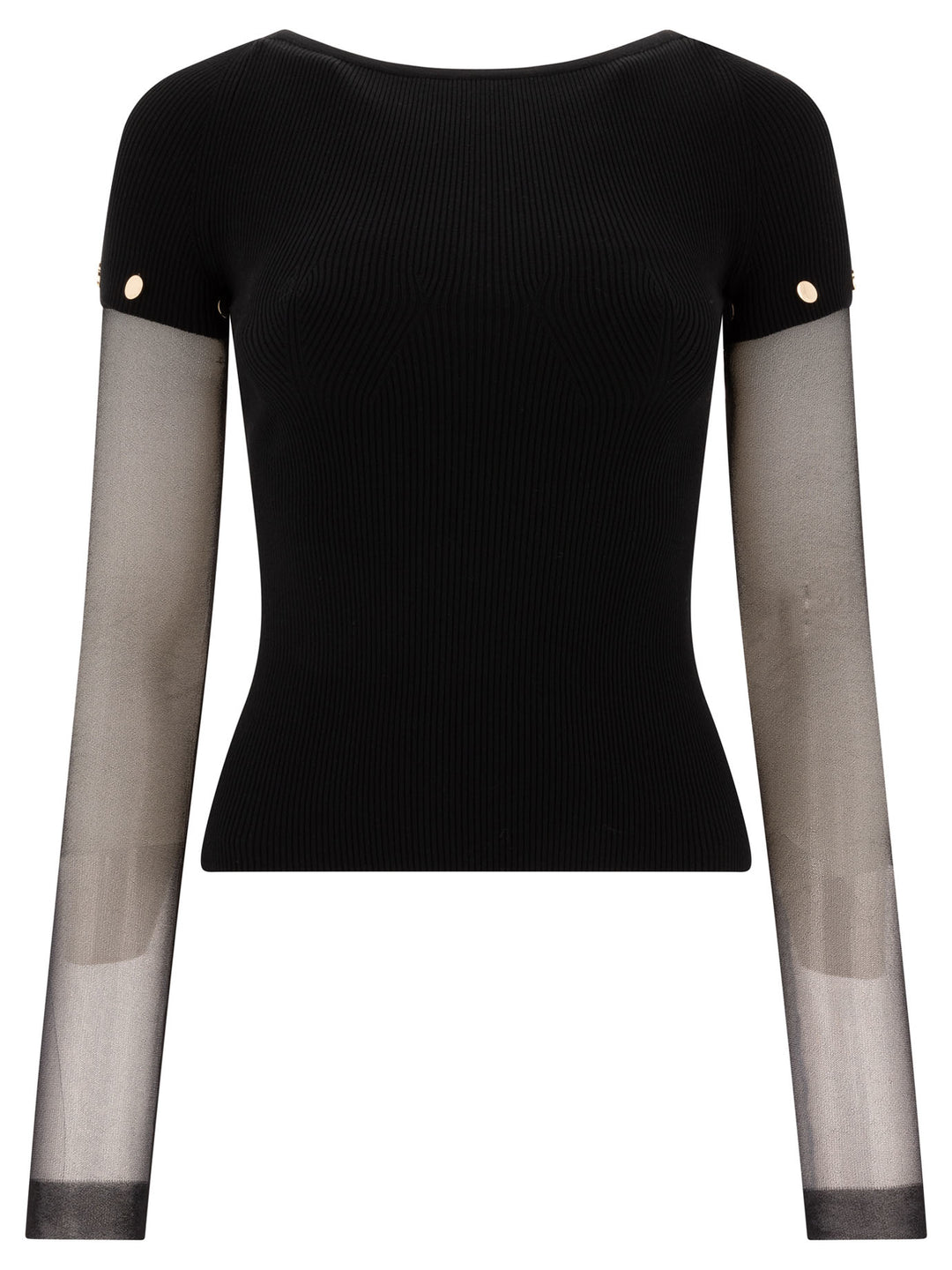 Max Mara Sportmax Crew-Neck T-Shirt T-shirts - Black | 903402506282ee569277bb8b1fc4d282779cdeaf