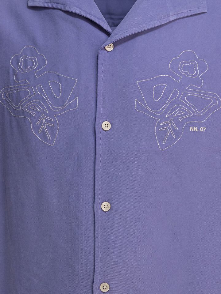 Nn.07 Ares Shirts - Purple | a5eb0f17acafbc262b11c044e0651e40100ad3cb